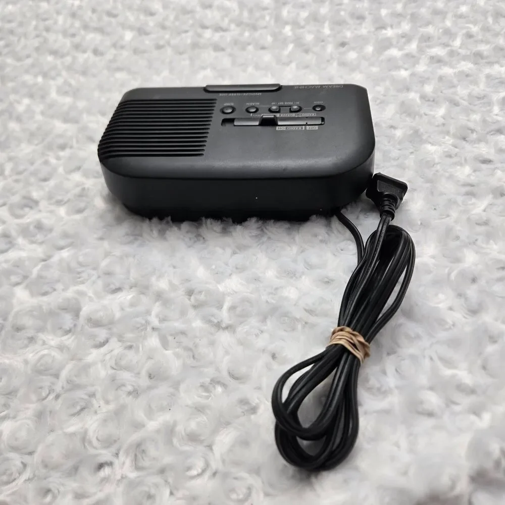 Sony ICF-C25 AM FM Clock Radio Dream Machine Series Black 1990s Alarm Snooze